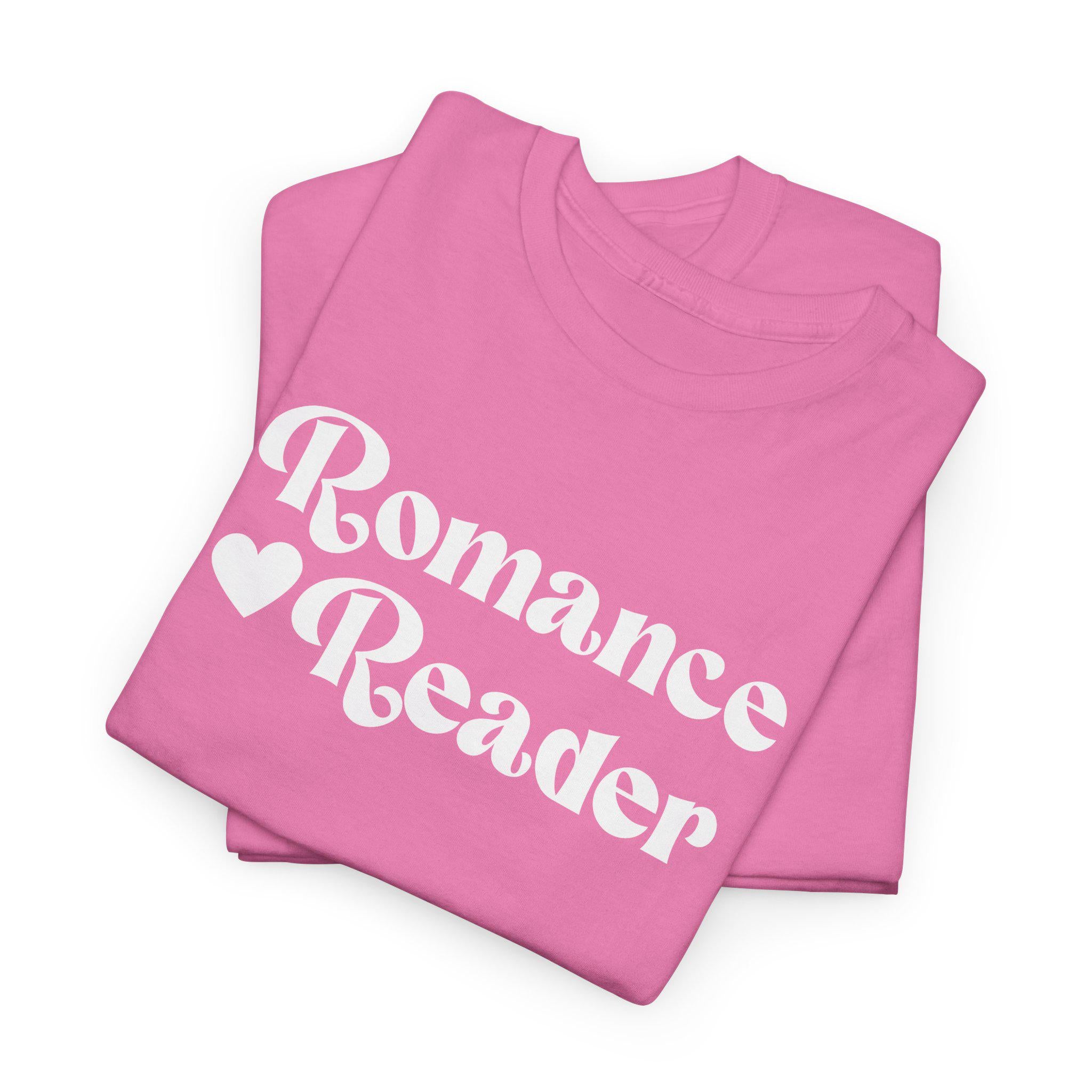 Romance Reader T-Shirt | Vintage Script Book Lover Tee