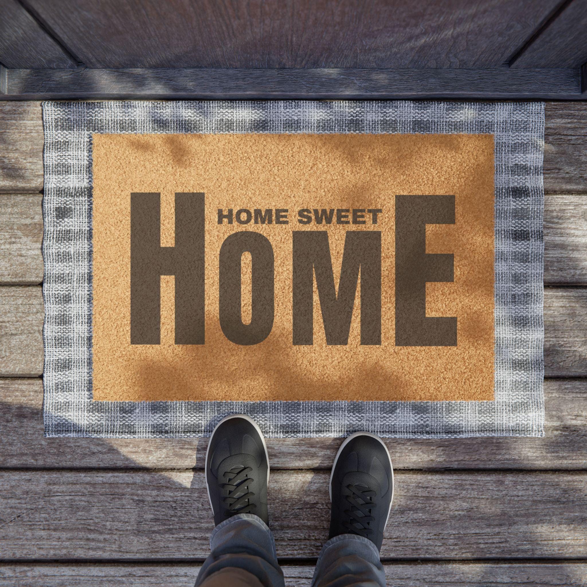 Home Sweet HOME doormat | Coir Welcome Mat, Entryway Rug, Basic Front Doormat, Outdoor Mat, Backdoor Mat, Home Warming Gift, New Home Gift