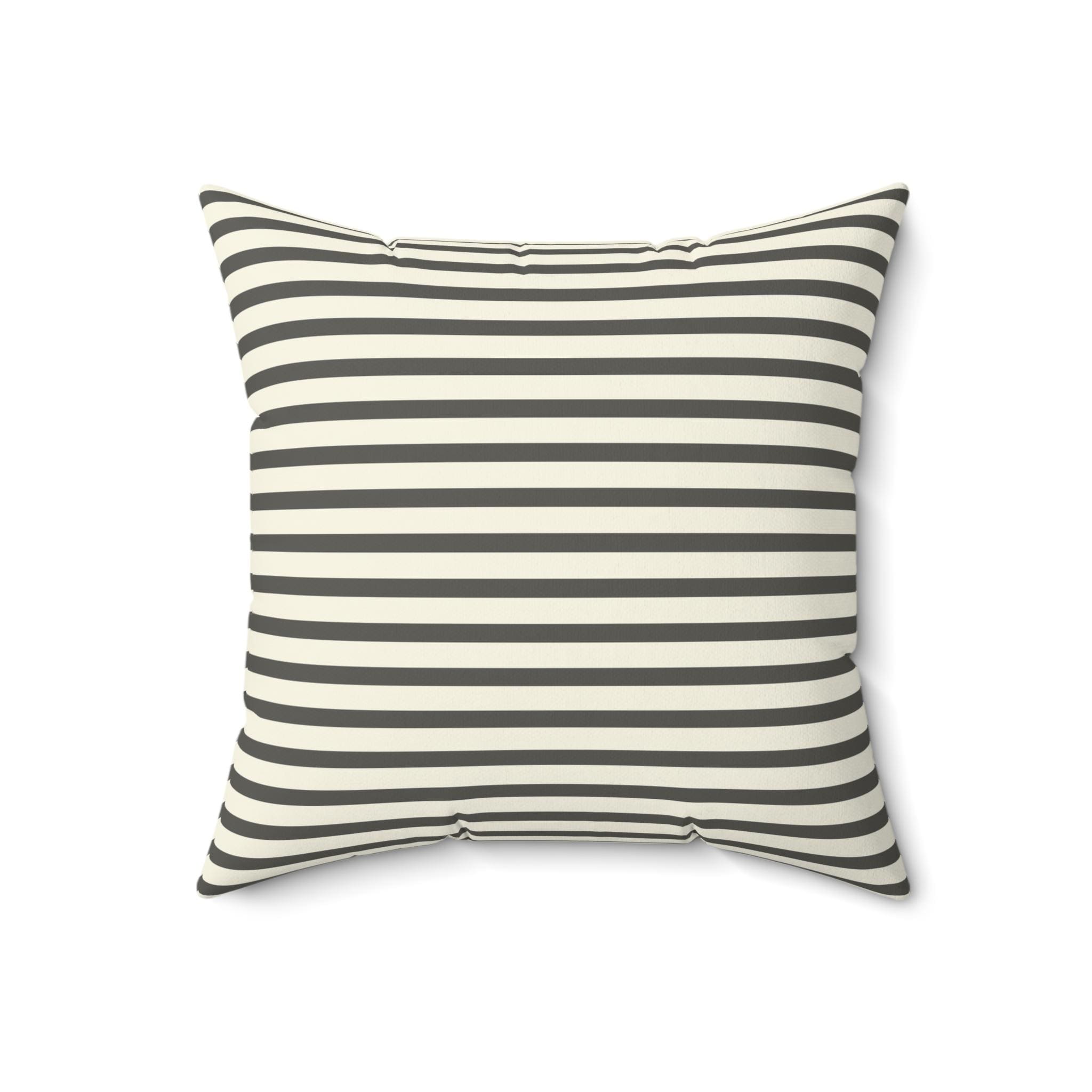 Welcome to our Ranch Horse Pillow | Striped Farmhouse Throw Pillow, Farmhouse Living Room Deco, Country Cottage Deco, New Home Gift