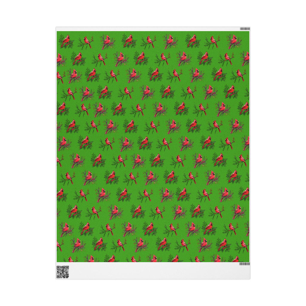 Red Cardinal Holiday Wrapping Paper | Fine Art Paper