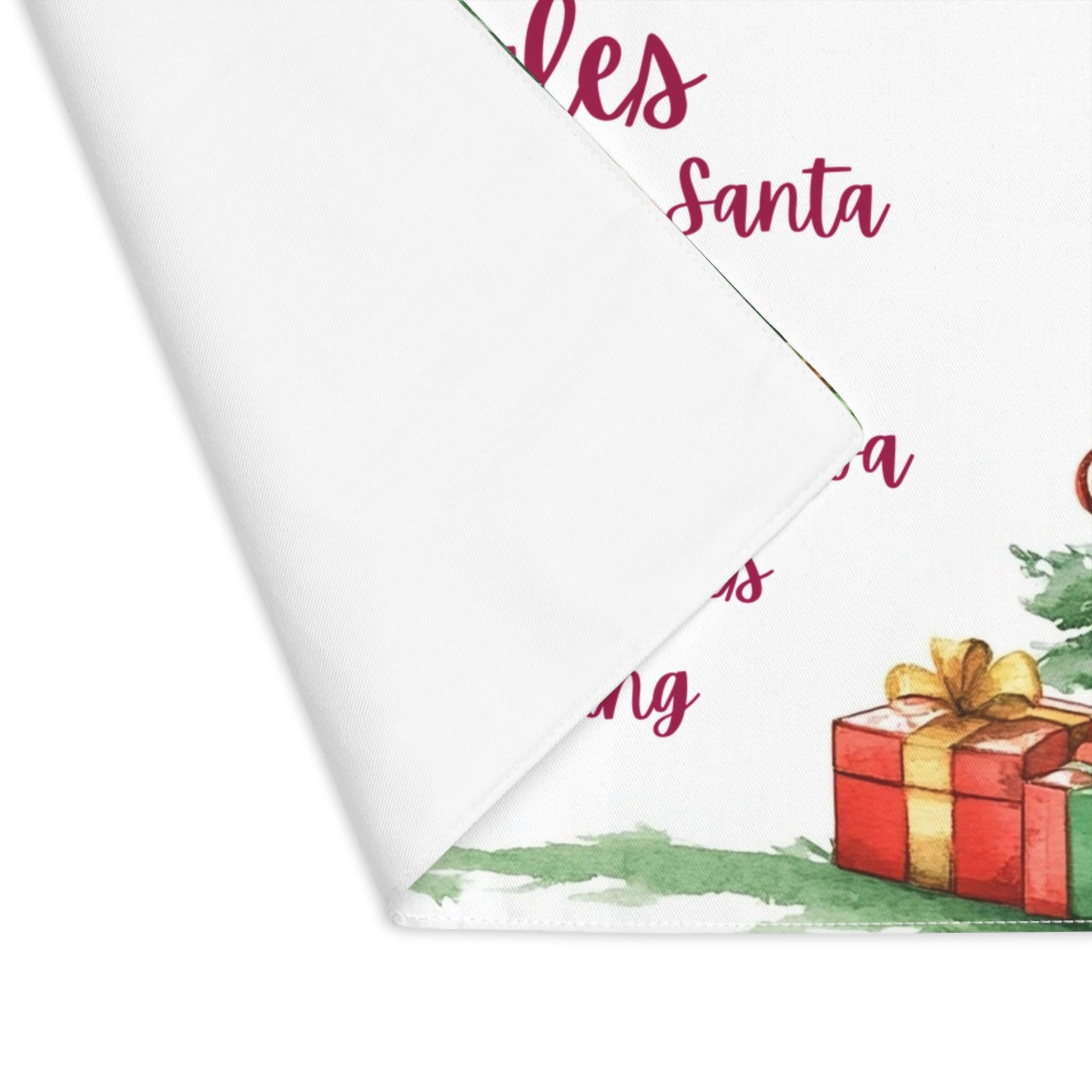 Christmas Rules Cotton Placemat | Festive Holiday Decor