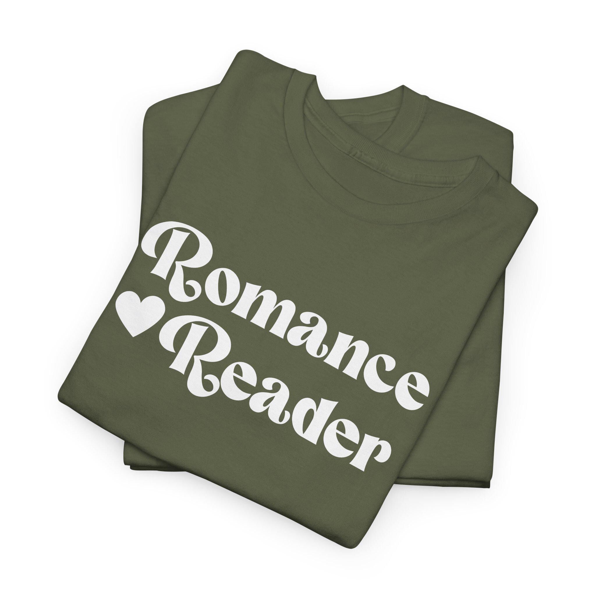 Romance Reader T-Shirt | Vintage Script Book Lover Tee