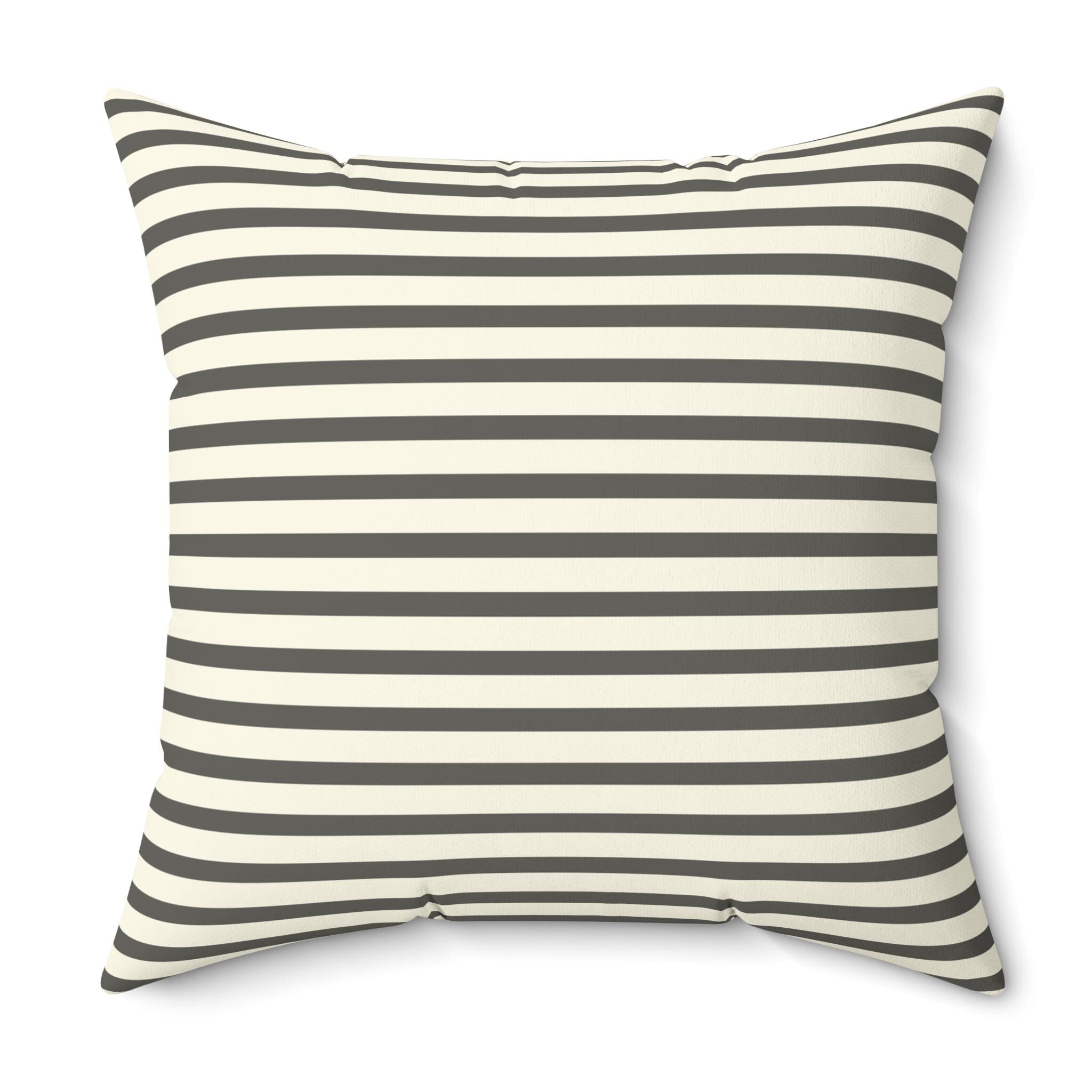 Welcome to our Ranch Horse Pillow | Striped Farmhouse Throw Pillow, Farmhouse Living Room Deco, Country Cottage Deco, New Home Gift