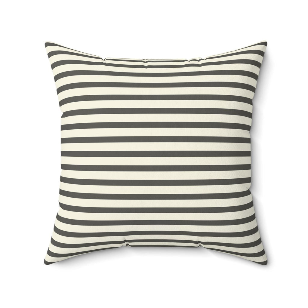 Welcome to our Ranch Horse Pillow | Striped Farmhouse Throw Pillow, Farmhouse Living Room Deco, Country Cottage Deco, New Home Gift