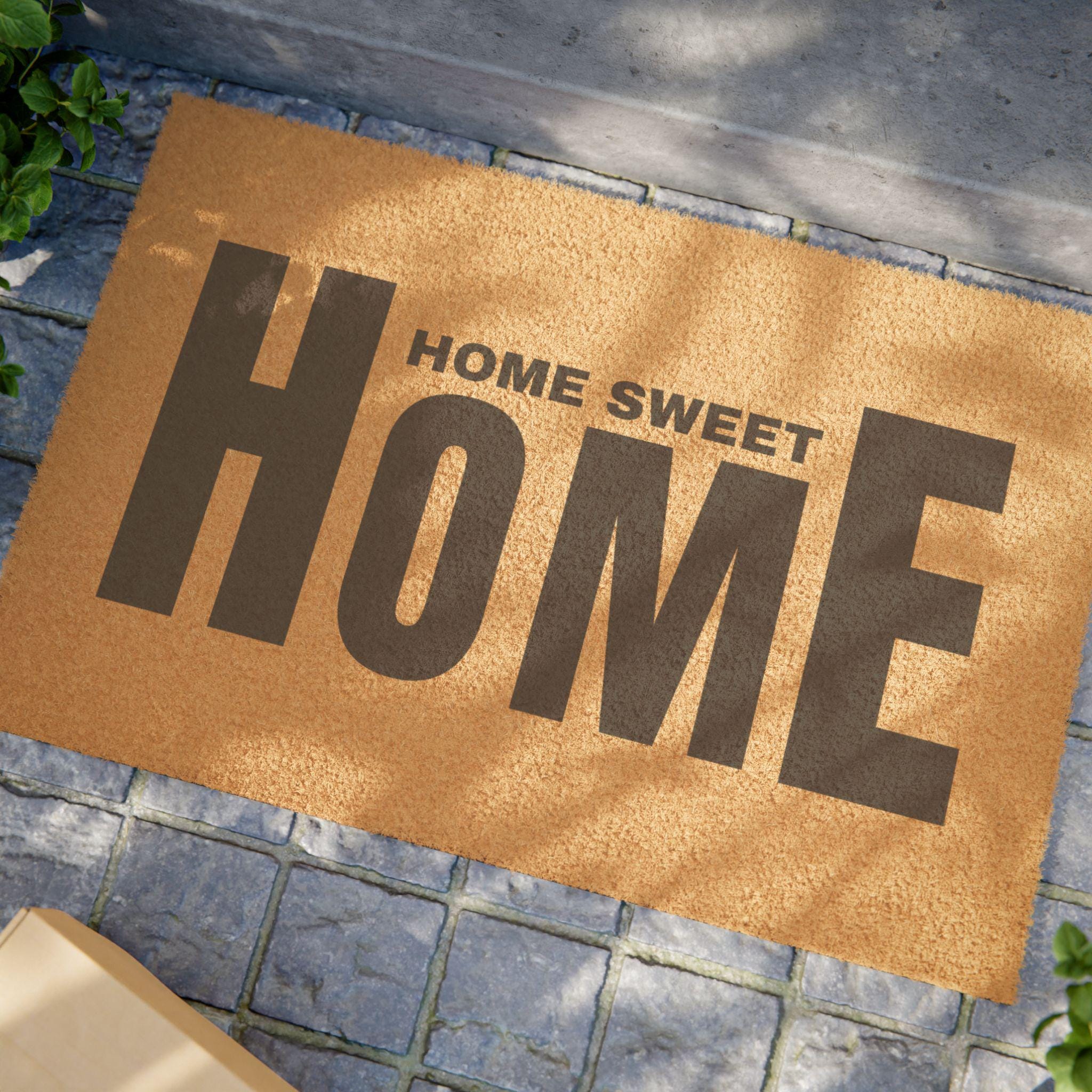 Home Sweet HOME doormat | Coir Welcome Mat, Entryway Rug, Basic Front Doormat, Outdoor Mat, Backdoor Mat, Home Warming Gift, New Home Gift