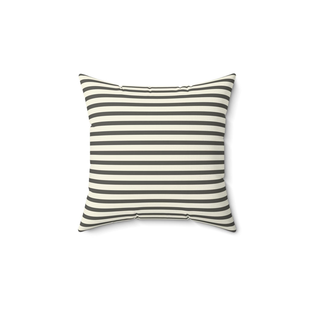 Welcome to our Ranch Horse Pillow | Striped Farmhouse Throw Pillow, Farmhouse Living Room Deco, Country Cottage Deco, New Home Gift