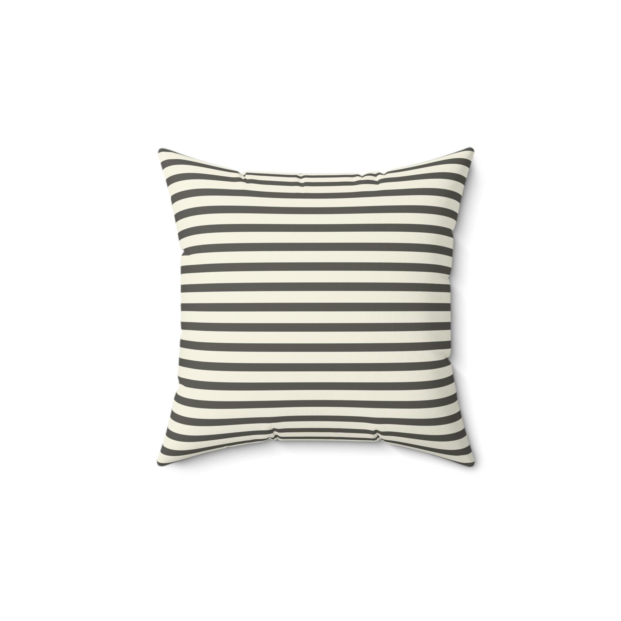 Welcome to our Ranch Horse Pillow | Striped Farmhouse Throw Pillow, Farmhouse Living Room Deco, Country Cottage Deco, New Home Gift