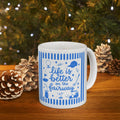 Life Is Better on the Fairway Mug | Golf Coffee Cup, Golfer Ceramic Mug, Golfer Gift Coffee Mug, Doddle Graphic Golf Mug