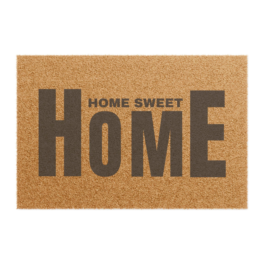 Home Sweet HOME doormat | Coir Welcome Mat, Entryway Rug, Basic Front Doormat, Outdoor Mat, Backdoor Mat, Home Warming Gift, New Home Gift