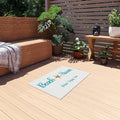 Beach House Starfish Outdoor Rug | Coastal Entry Mat, Patio Decor