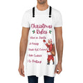 Christmas Rules Kitchen Apron | Santa Holiday Baking