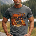 Honky Tonk Nights T-Shirt | Vintage Cowboy Boots Guitar Country Music Tee